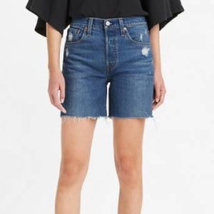Levi’s 501 Original High Rise Mid-Thigh Women’s Shorts.